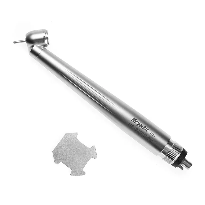 Single Water Spray 45 Degree Angle Head Air Turbine High Speed Dental Handpiece For Wisdom Tooth Slicing