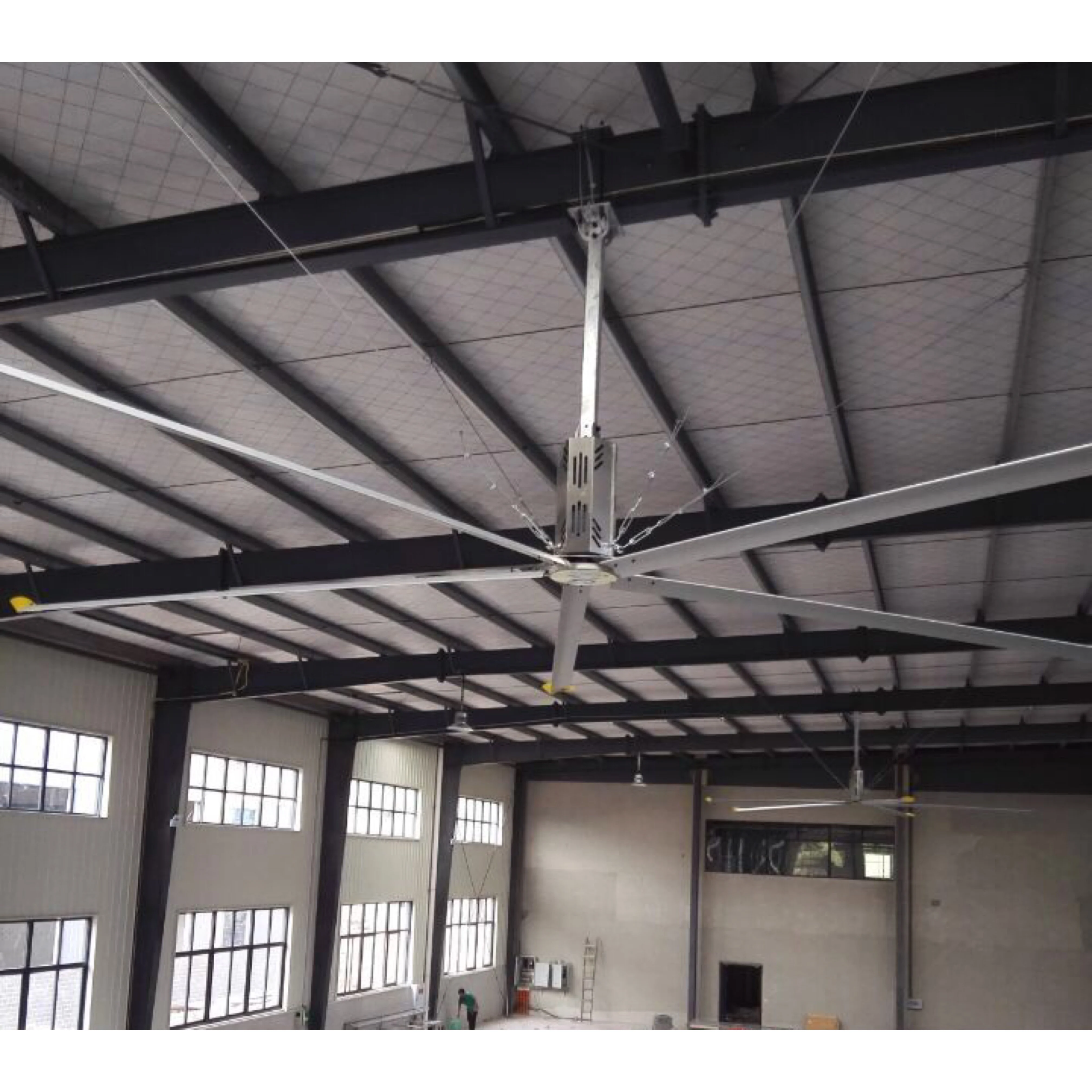 gear motor High Rotation Speed 24ft/20ft /18ft/14ft HVLS Giant industrial ceiling fan