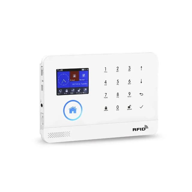 PGST Wifi GSM Autodial iOS Android Mobile Control Home Security Alarm System for Smart Home House Safety