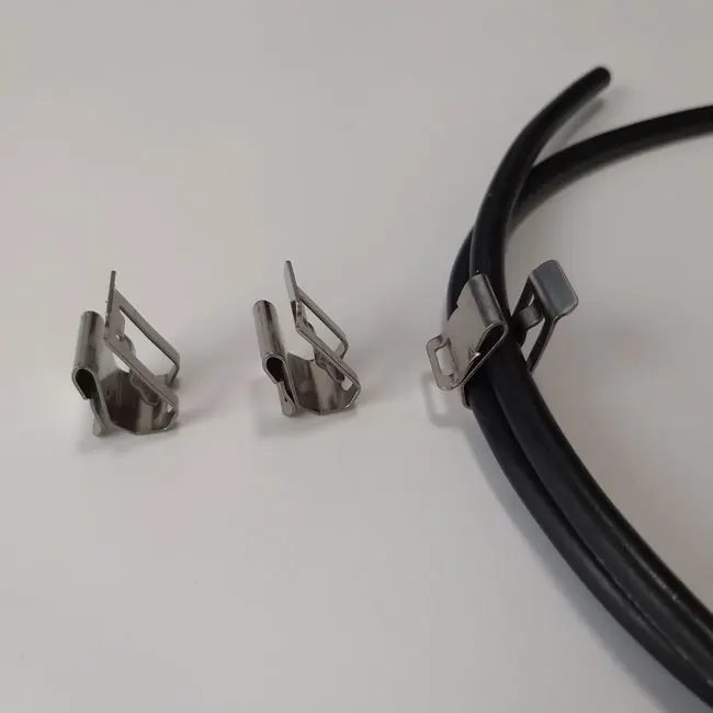 OEM SUS304 Stainless Solar Wire Cable Clips For PV Rooftop Mounting System Wire Cable Clips Factory Supply