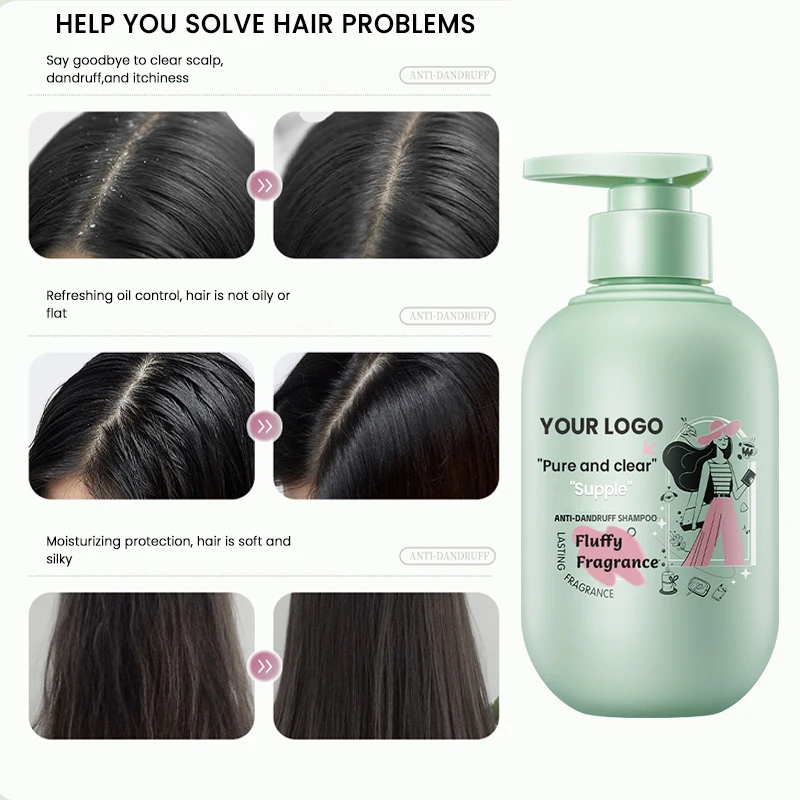 MULAN High Quality Organic Natural Vegetarian Selenium Disulfide Shampoo Nourishing Fluffy Olive Oil Shampoo