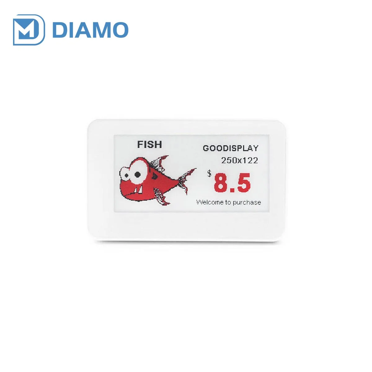 NFC-Powered Wireless Passive 2.13 inch red e ink tablet ESL Tag, No Battery, GDN0213R