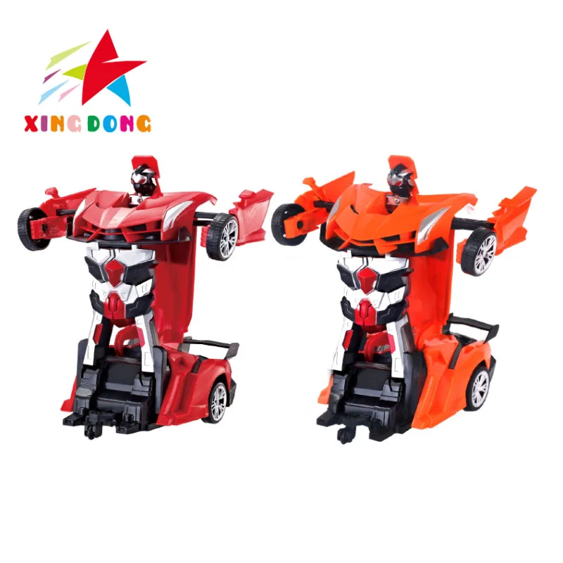 2024 new remote-controlled transformable car toy charging drift 1:18 one click transformable 5 remote-controlled car with light