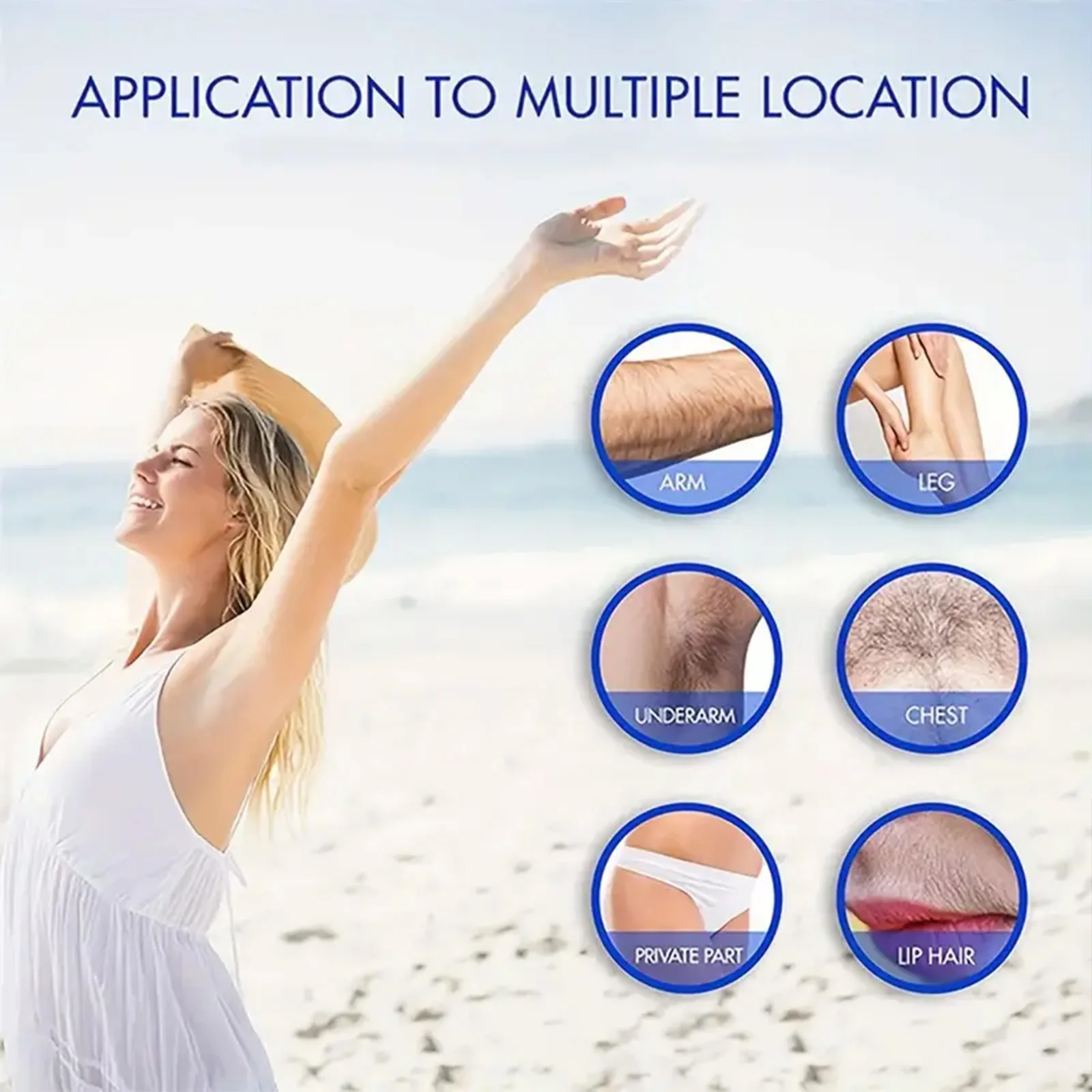 Peach Hair Removal Cream Advanced Cleaning and Skincare Smooth Skin Suitable for Both Men and Women