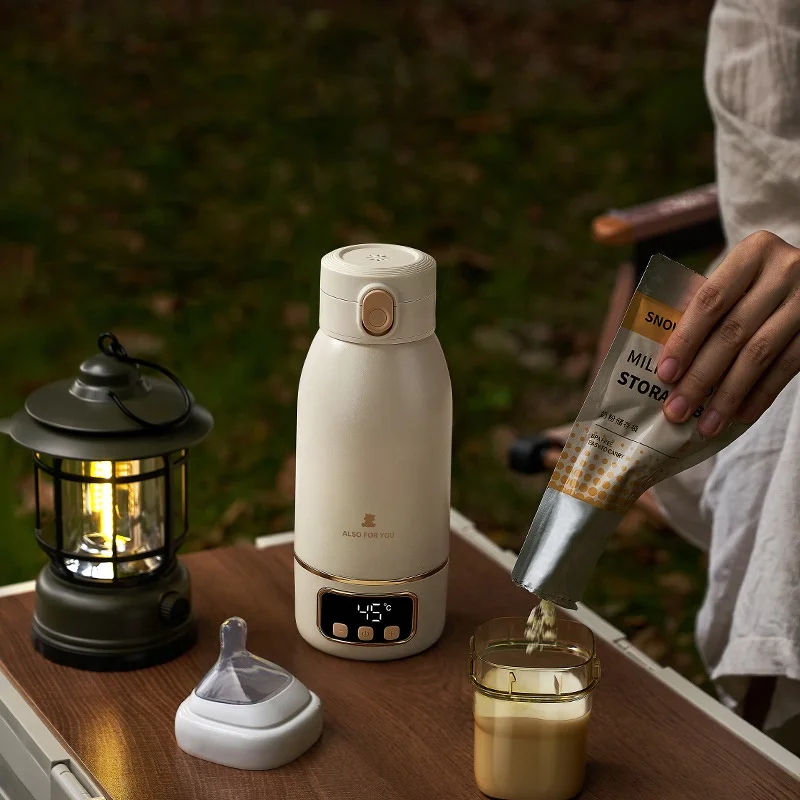 Travel electric single feeding kids milk 3 Level USB Portable milk water Heat Baby Feeding Bottle Warmer