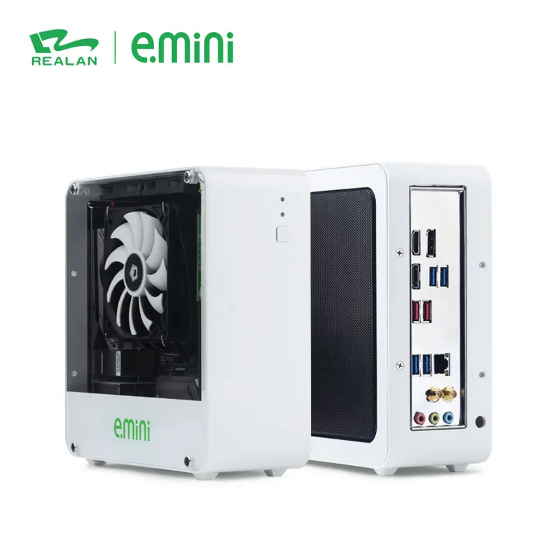 computer micro case window transparent cabinet for pc