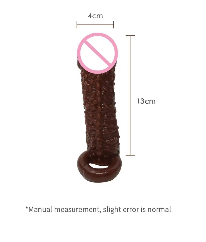 TPR Brown Black Adult Sex Toy In India Inflatable Penis Sleeve Enlargement