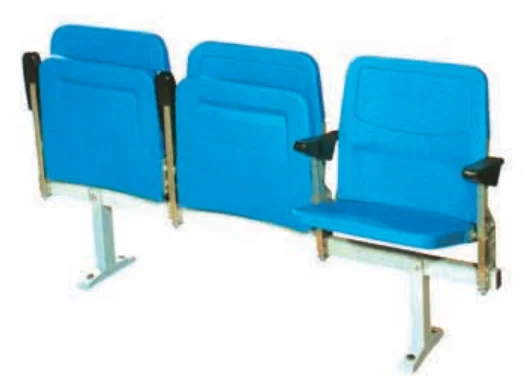 Soft Cushion Folding Auditorium Stadium Bleacher HDPE Foldable Chair Seat for Sports