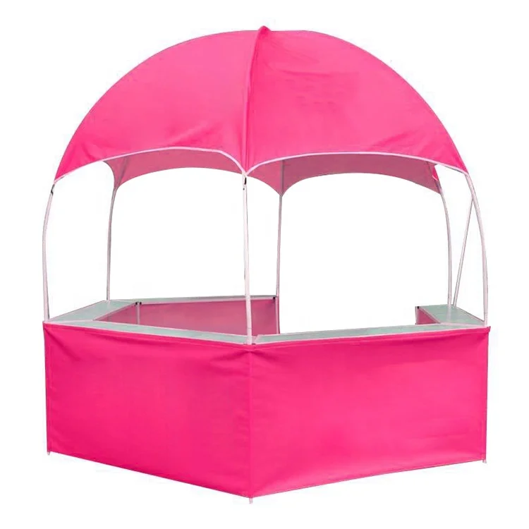 2024 advertising promotion counter outdoor exhibition booth canvas dome tent  3x3 dome tent roof tent for event