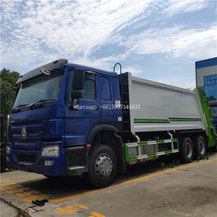 CLW 6 wheel HOWO 3 ton garbage compactor truck