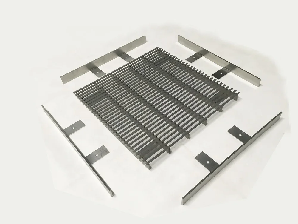 Factory Supplier Stainless Steel Heel Guard Grating Drain Cover for Floor Mat with Frame Base