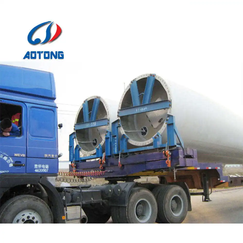 62m Extendable Lowbed Trailer Wind Turbine Blade Transport Lowbed Trailer For Sale