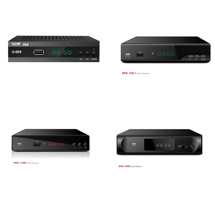 OEM ODM SISVER  2k Free To Air 1080p LAN CE  H265 STB T2 main10 digital set top box DVB T2 TV decoder