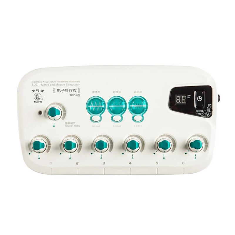 Upgrade Acupuncture Muscle Stimulator Device Acupoint Electronic Acupuncturist 6 output Acupressure Relax Apparatus EMS Massager