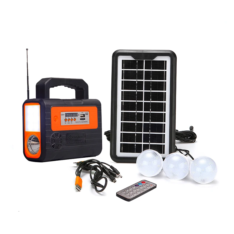 Солнечный мобильный свет системы Солнечный дом DC система комплект, 6V 4200mah свинцово-кислотная батарея Складная панель солнечная домашняя система Комплект