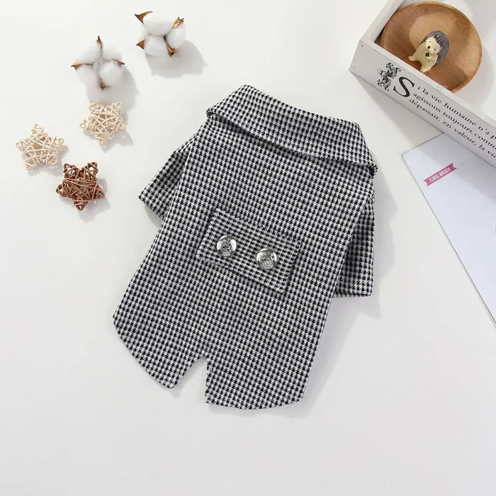 Dog Cat Suit Dog Gentleman Suit  Two-pieces Suit Pet Wedding Clothes