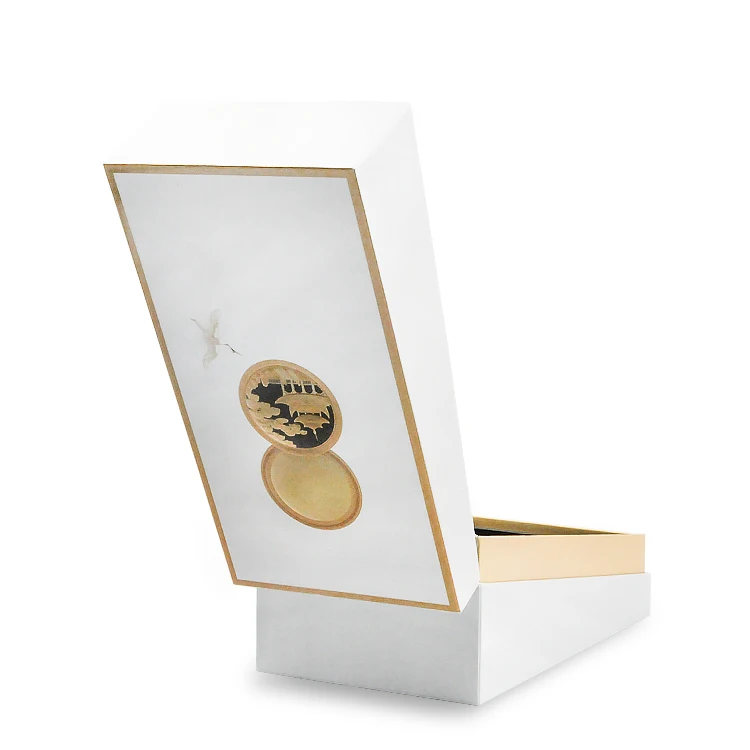 Luxury Black Custom UV Logo Rigid Cardboard Glass Bottle Packaging Durable Collapsible Magnetic Wine Box