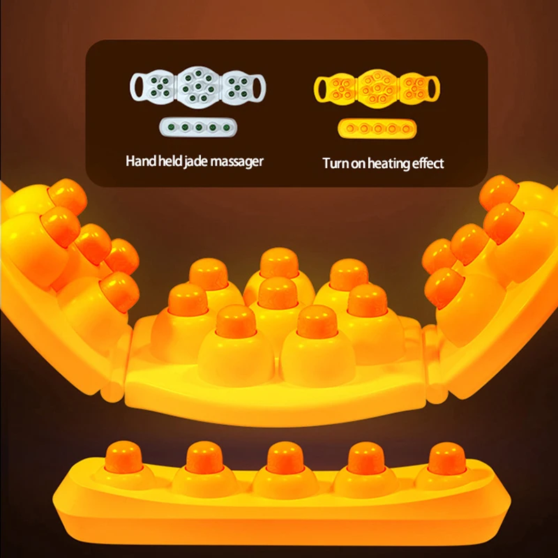 Электрический Полностью нагревательный Нефритовый камень Корея Спа Портативный матрас термомассажная кровать