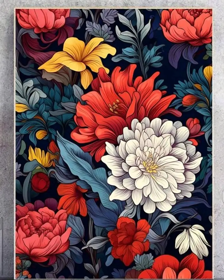 5D Diamond Painting, Full Diamond Crystal Plant Painting, Suitable for Children