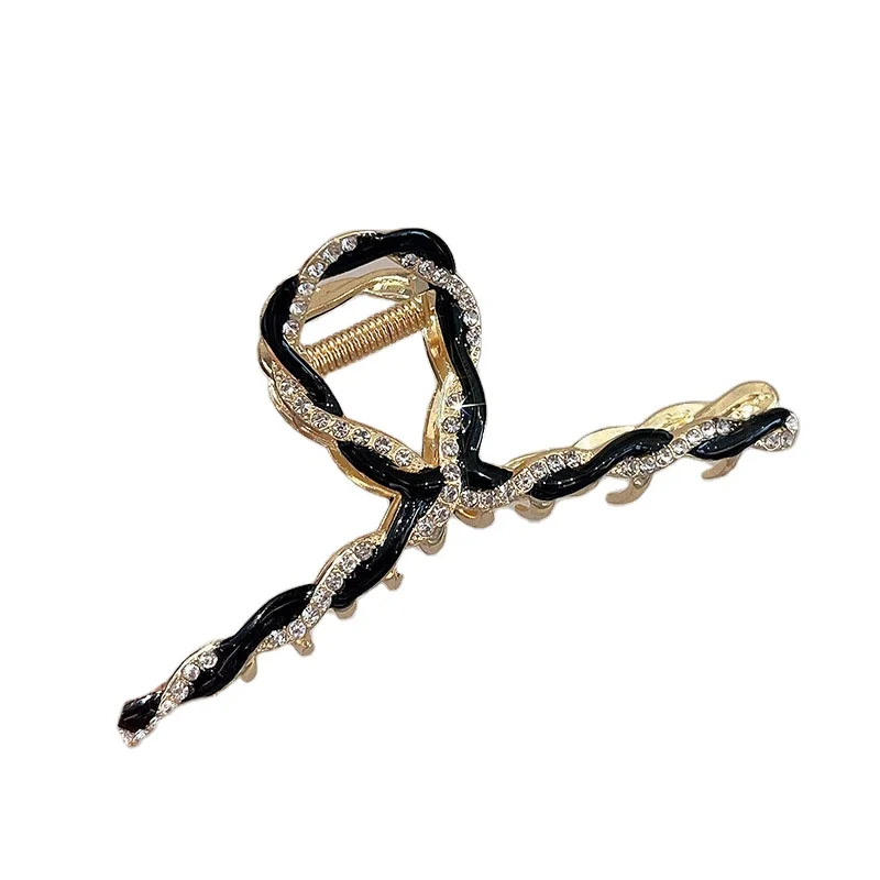 South Korea sense pearl grab clip female summer 2022 new hairpin back of the head large temperament hairpin shark clip