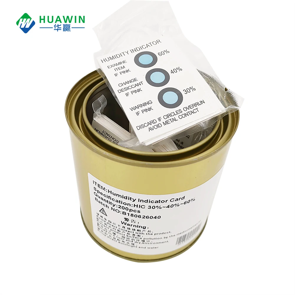 
Chemical Reagents packing Humidity indicator card avoid moisture 