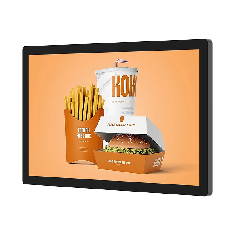 Sunworld 15.6 inch wall mount Rockchip RK3566 quad core 2GB RAM android slim incell advertising display for supermarket