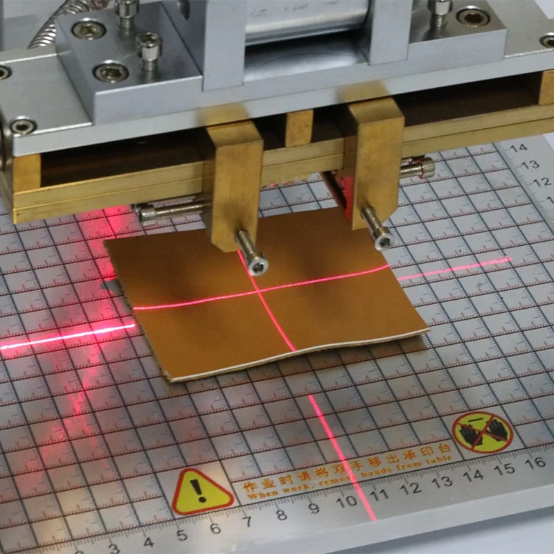 Quick Change Copper Die Multi-Function Hot Stamping Machine Flip Hot Stamping Fixture Embossing Tool