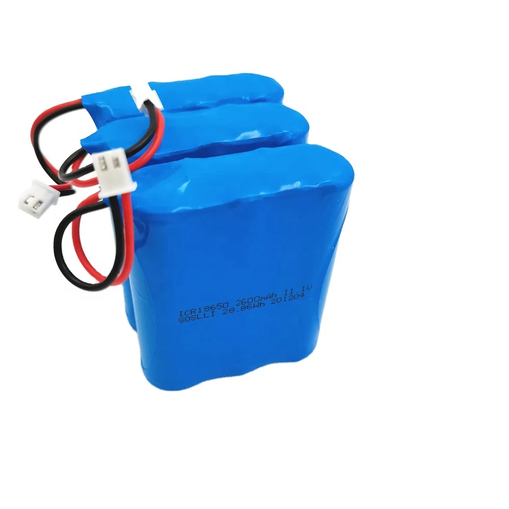 ISO manufacturer 11.1V 2600mAh lithium battery pack for mini backup power