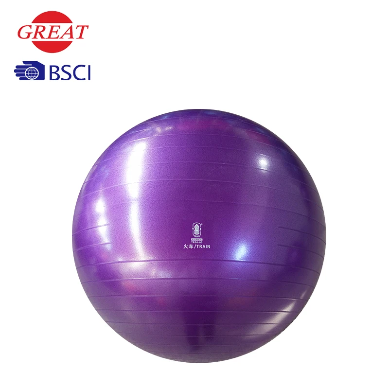 Мяч для упражнений противовзрывной 45/55/65 см с ручным насосом