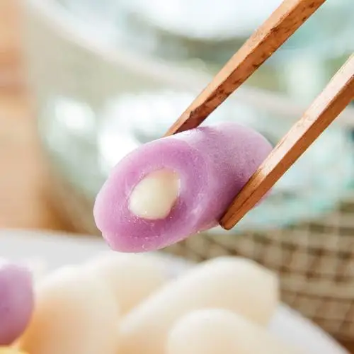 Purple Sweet Potato Flavor Cheese NianGao Cheese New Year Cake Cheese Glutinous Rice Cake