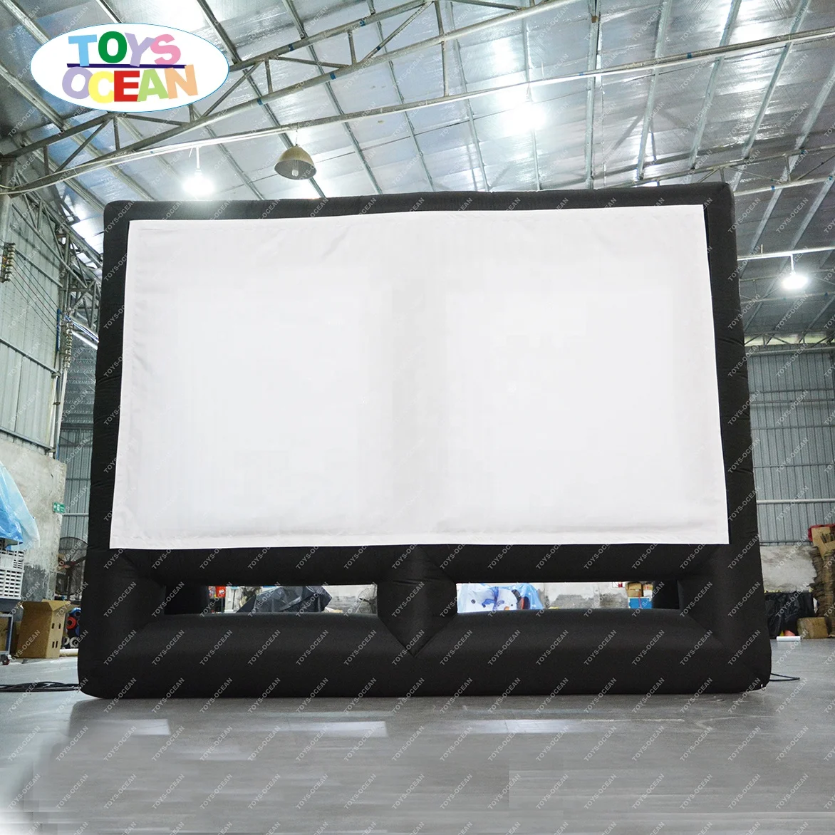 Factory wholesale TV projection tent advertising inflatable movie screen for sale