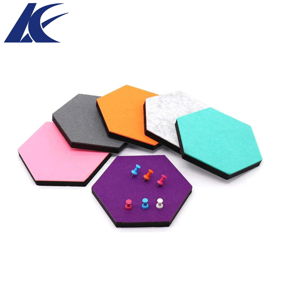 
home decor diy multifunctional wall stickers felt pin board 