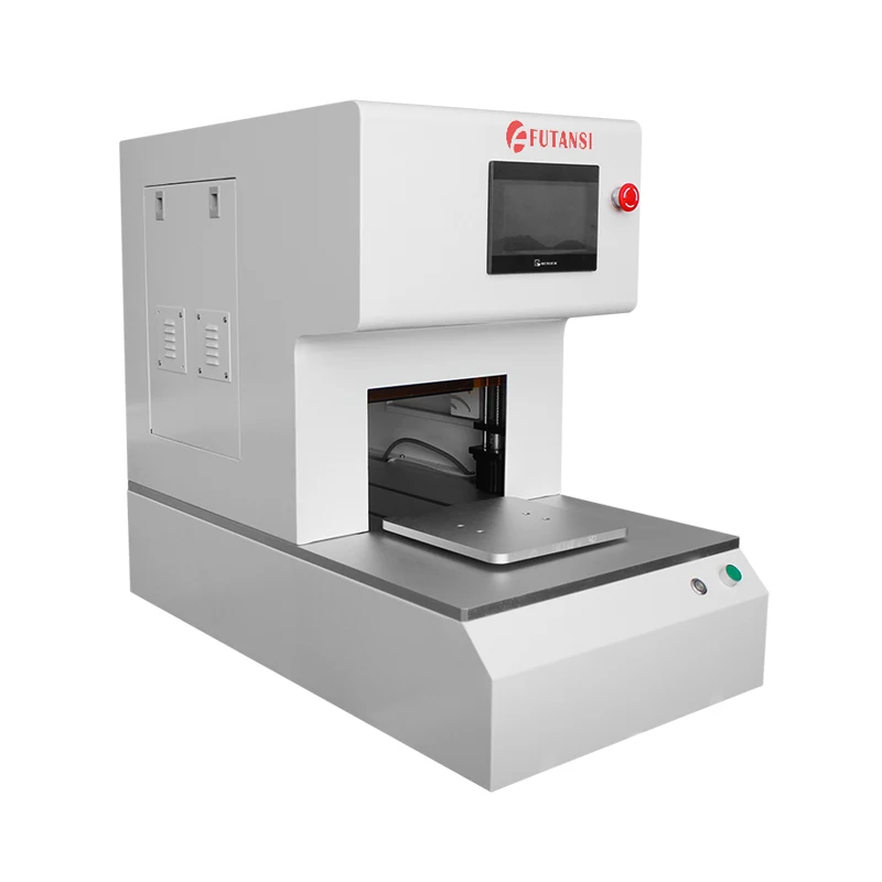 Touch screen control highly efficient air cooled 365nm LED UV curing oven with rotate plate