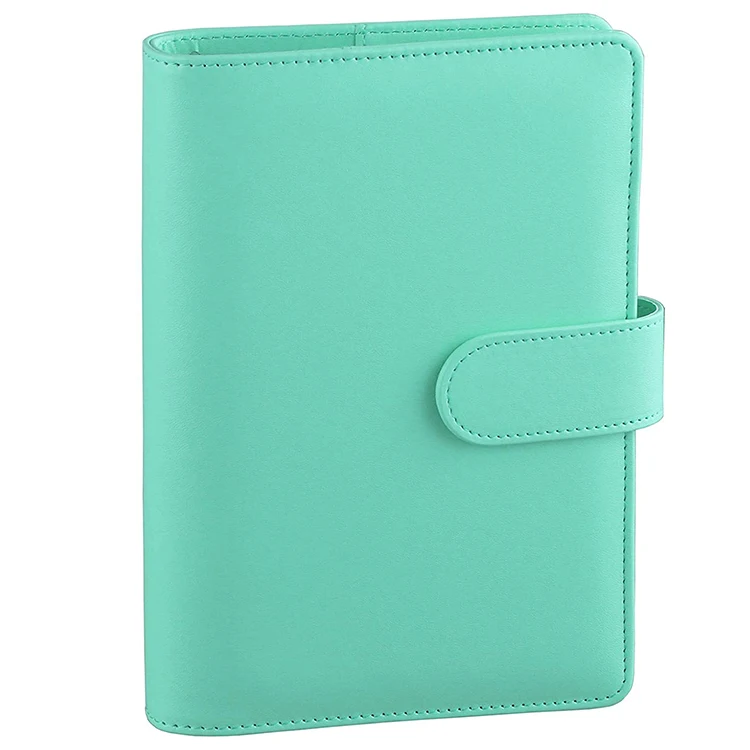 Бумажник для блокнотов A6 из искусственной кожи, ежедневник с кармашками для бумаг, бюджетная папка с конвертами для наличных и бюджетными страницами
