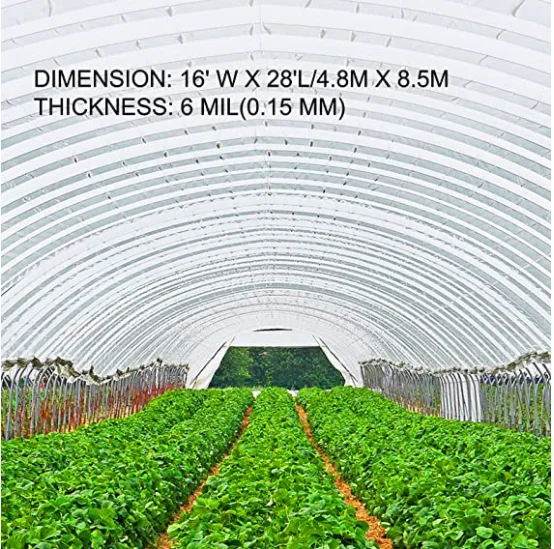 Factory Uv Resistant Ldpe Film 200 Micron Greenhouse Plastic For Agriculture