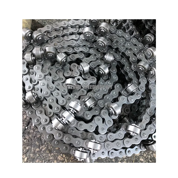 Factory Wholesale China Standard Nonstandard Double Pitch Conveyor Chain with Top Free Flow Roller Chain
