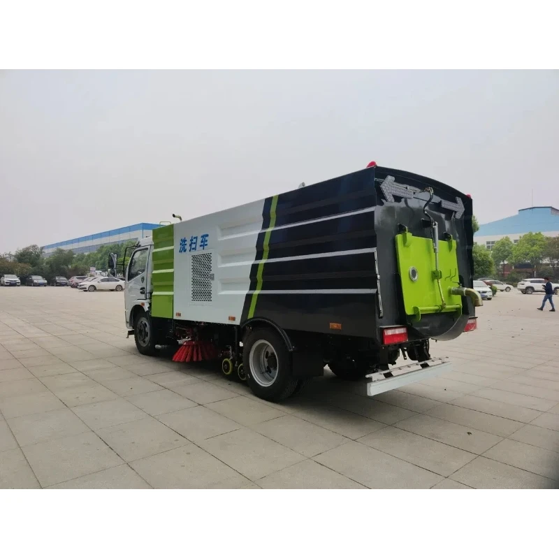 2024 New Process 4 cubic meters of water 5 cubic meters of garbage 3800mm wheelbase cleaning and sweeping vehicle