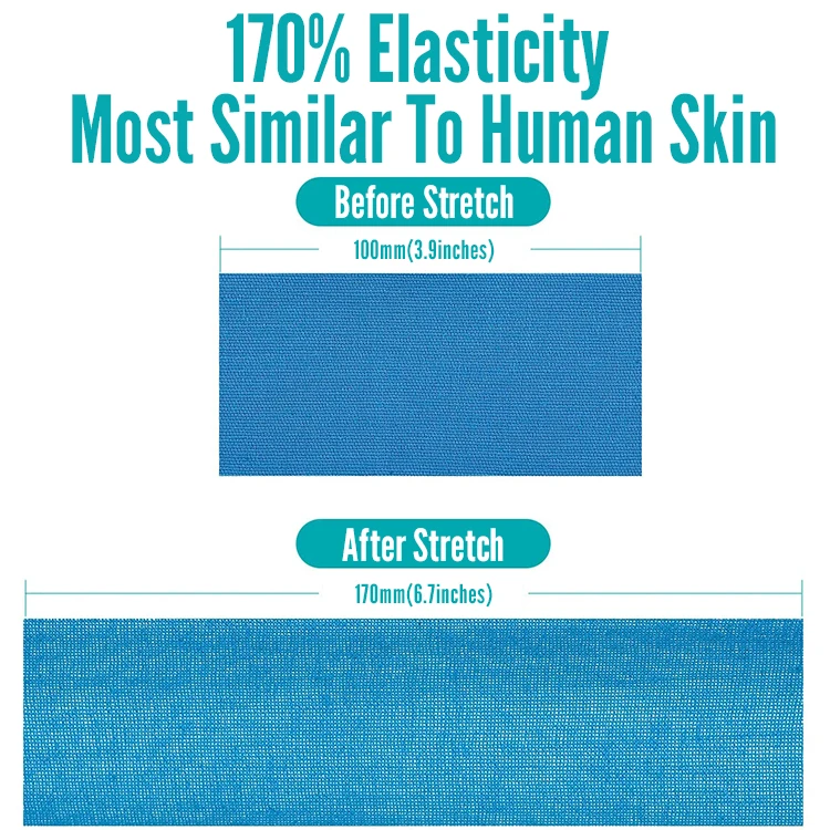  Wholesale Custom Printed Sports Fitness Athletic Waterproof Pre Cut Kinesiology