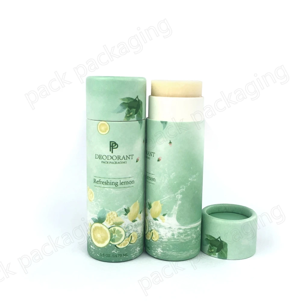 Hot sale biodegradable environmental lipstick tube paper tube push-up container shipped within 7 days lipstick packaging