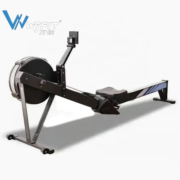 Indoor Equipment Gym Black LCD Display Monitor Heavy Duty Machine Power Rowing Air Rower