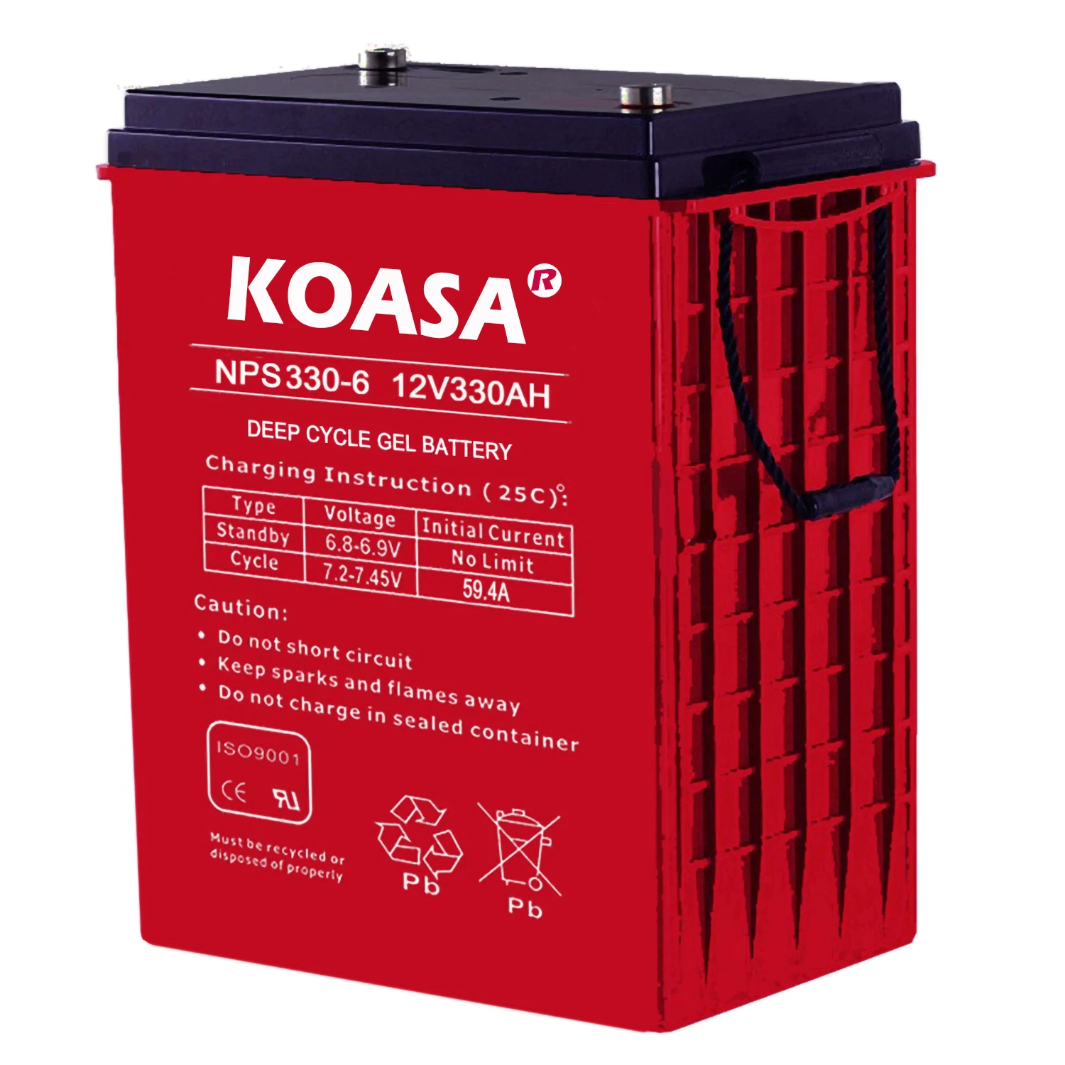 Surging Power Life KOASA NPS330 6V330AH Deep Cycle Battery Lead Acid Battery Solar Battery For Consumer Electronics