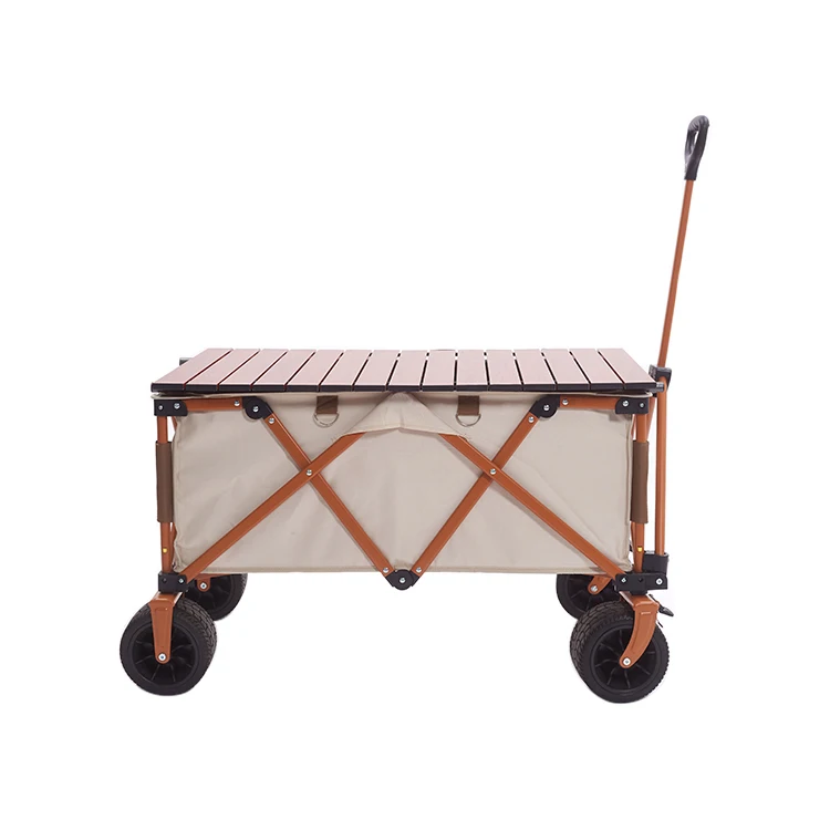 Outdoor garden park utility kids wagon portable beach trolley cart camping foldable folding wagon