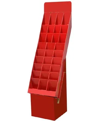 Hot Sale Supermarket Corrugated Display Rack Advertising Promotional headset Earphone Cardboard Paper Displayed Stand Shelf Rack