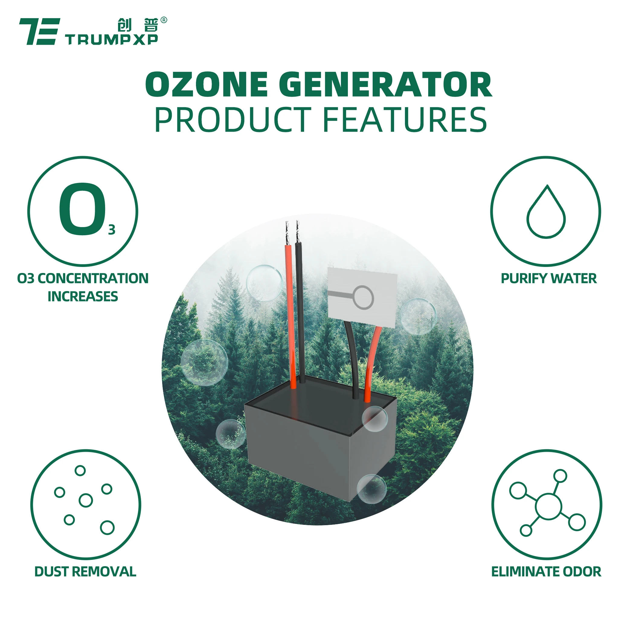 factory supply cheap TFB-YA235 negative ion generator for air conditioners