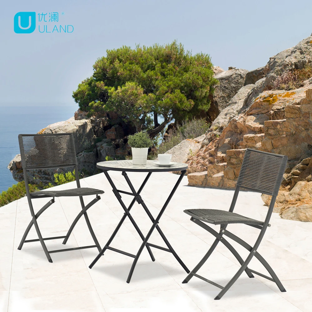 Uland Chaise Aluminum Leisure Outdoor Portable Camping Picnic Foldable Bbq Folding Camping Table Pliable Tourist Table