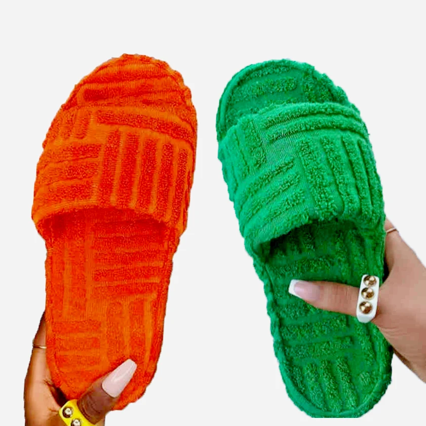 Slides Sandals Cheap Hot Sale Winter 2021 Anti-slip Shoes Large Size House Shoes Indoor Comfortable Slides Slipper for Women