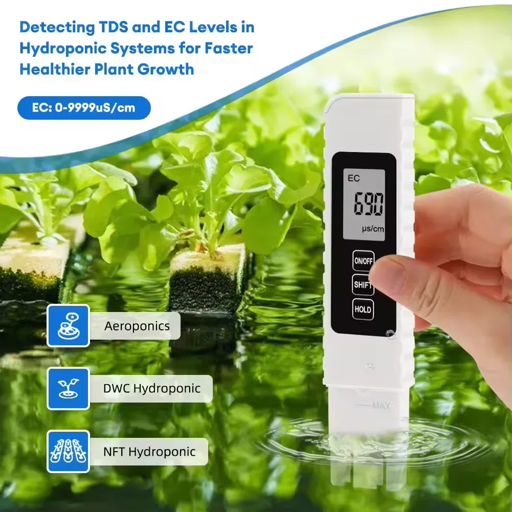 Hot Selling Product 3 In 1 Type TDS EC Temperature Water Meter Test Pen for Aquarium