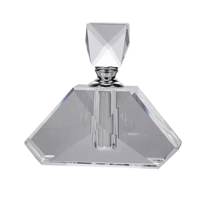 custom made glass perfume bottle crystal perfume glass bottle