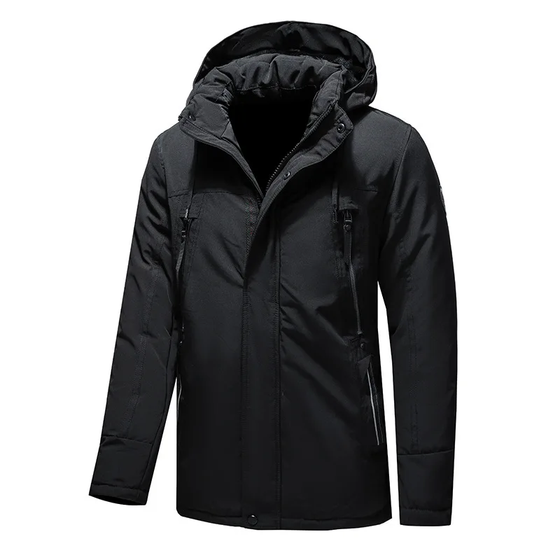 High Quality Hooded Water Proof Wind Breaker Casual Coat Man Clothing Jackets Winter warm Jacket For Men