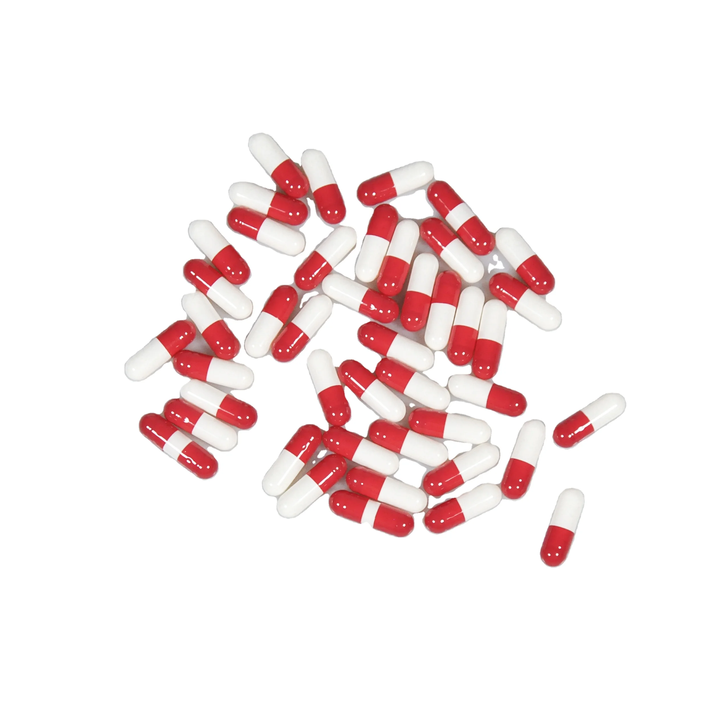 Halal COA Certificated Colored Empty Bovine Gelatin Capsule size 000 00 0 0E 1 2 3 4 5 customized color